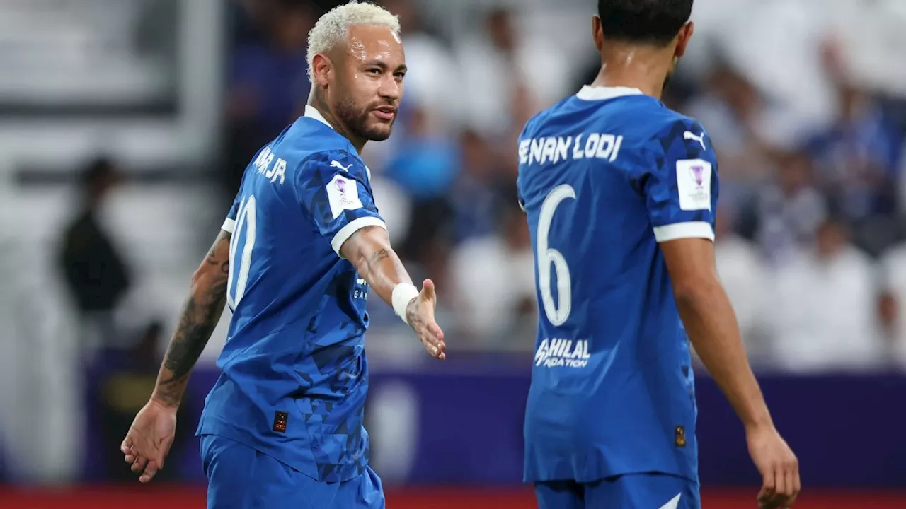 Neymar dá chapéu e sai com lesão, e Al Hilal vence na Champions