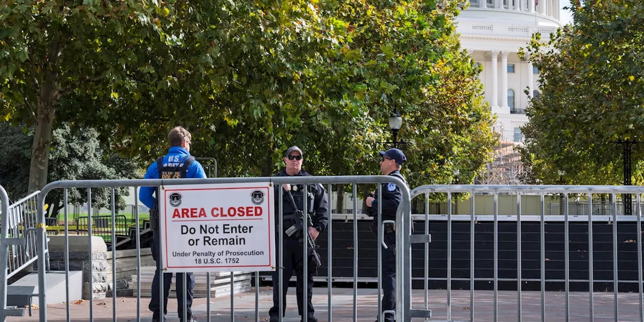 Police stop man who ‘smelled like fuel,’ had flare gun at US Capitol on Election Day