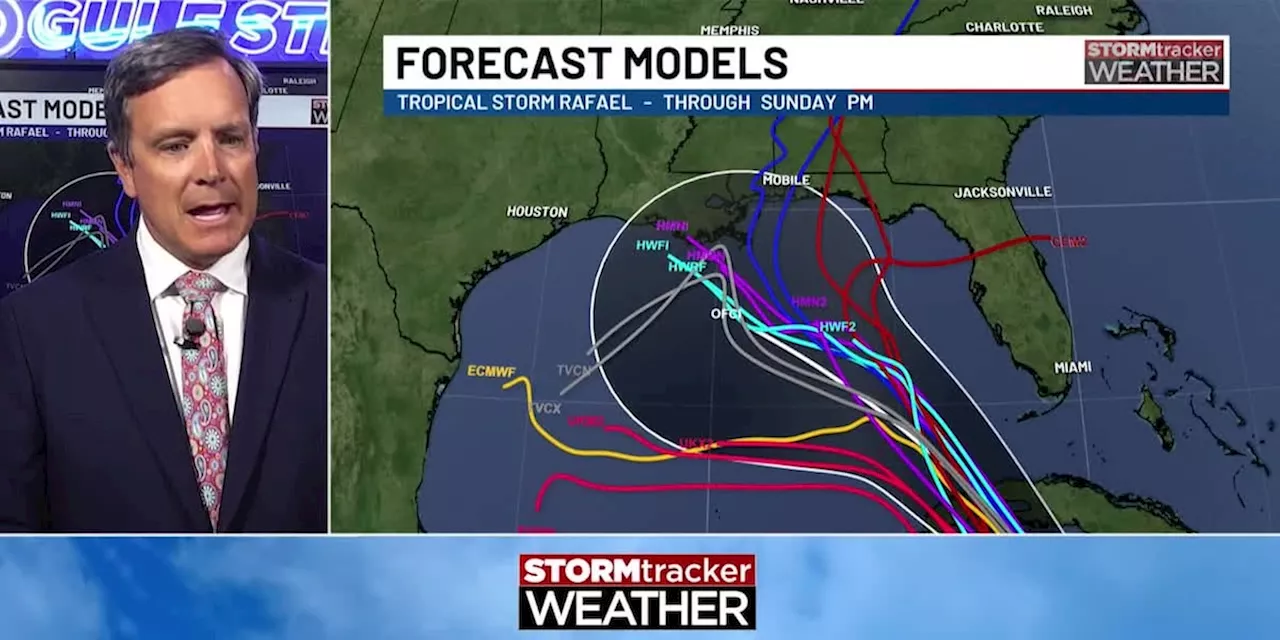 Tropical Storm Rafael forms, track still uncertain