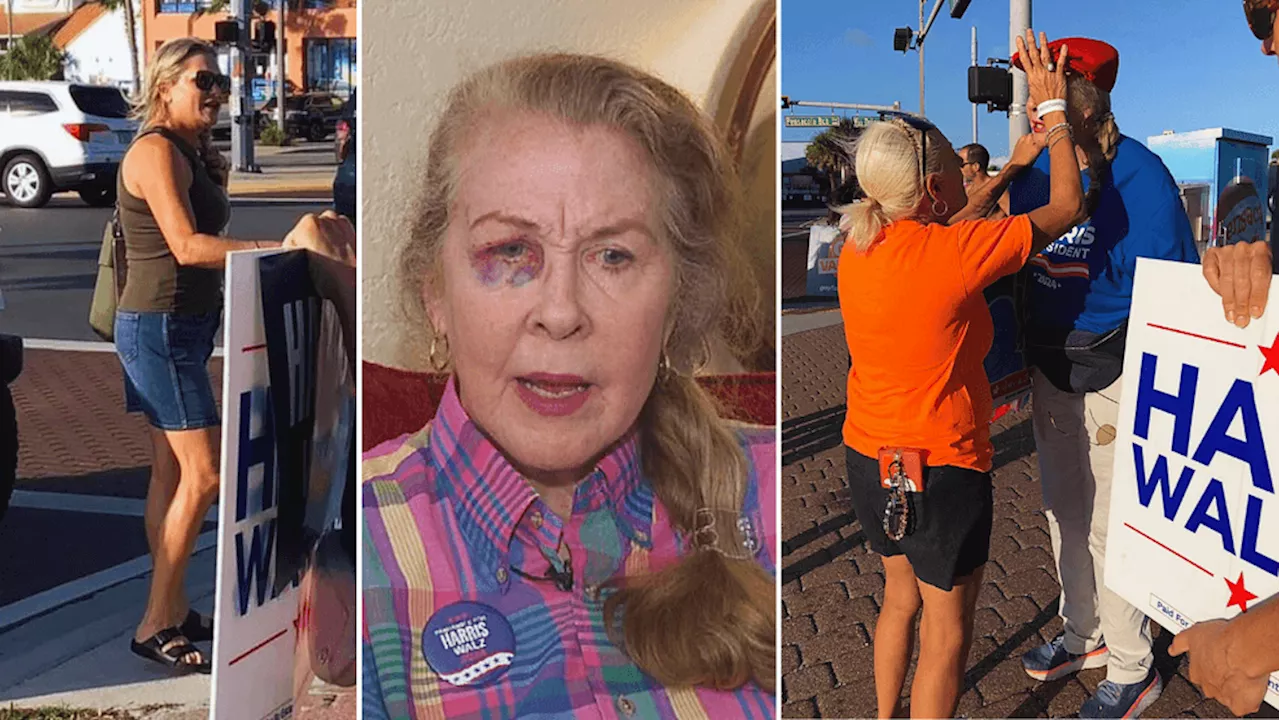 Woman injured in encounter while waving political signs at Pensacola Beach