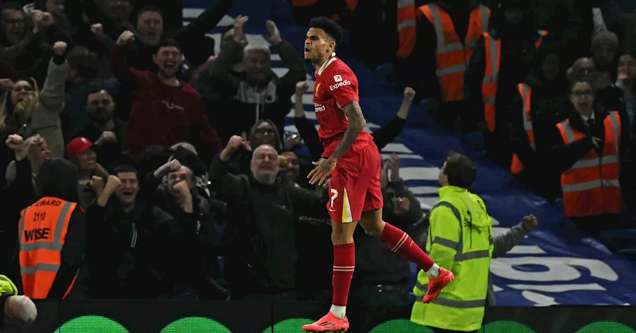 TRIPLETE de Luis Díaz en paliza del Liverpool al Levekusen ¡y son líderes en Champions League!