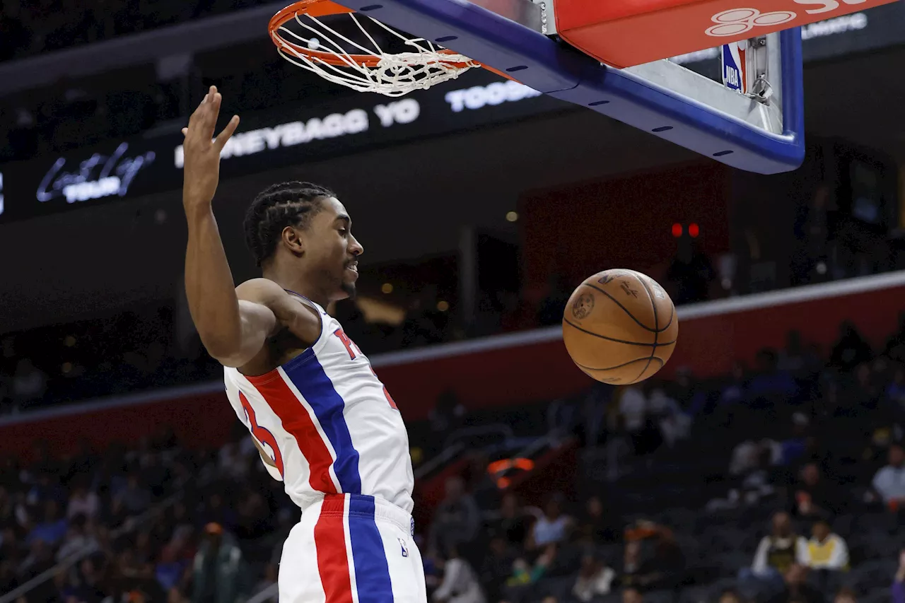 NBA: Jaden Ivey scores 26 as Pistons surprise Lakers