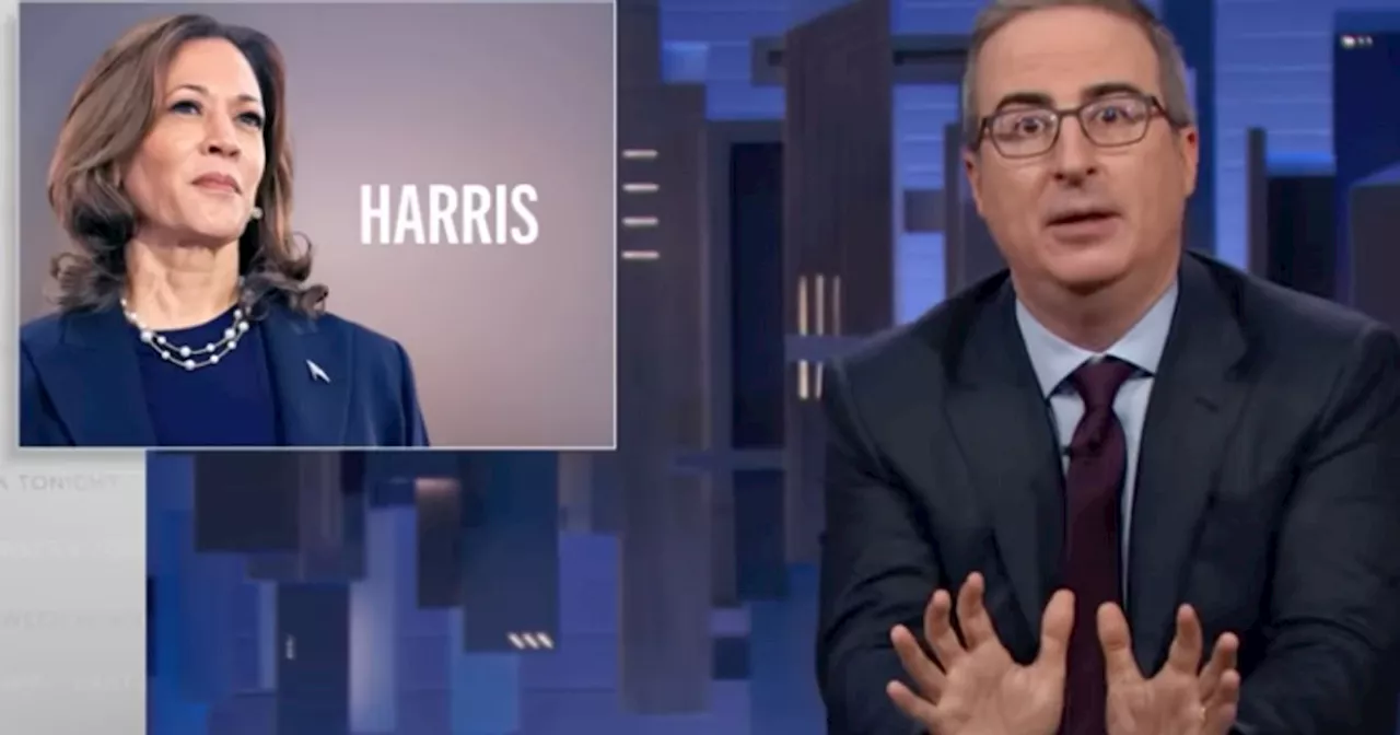 John Oliver Makes 11th-Hour Plea For Pro-Palestinian Voters To Support Harris