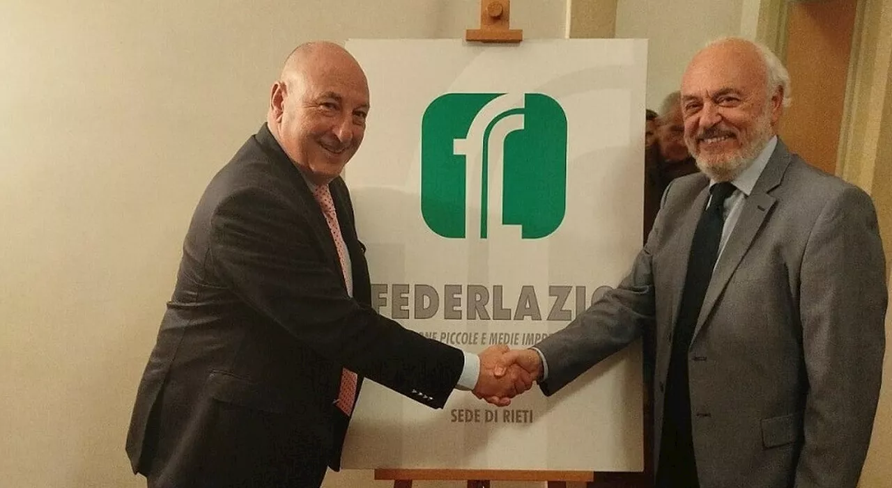 Alberto Cavallari riconfermato alla guida di Federlazio Rieti: «Fra noi grande coesione». Palella e Madeo i vi