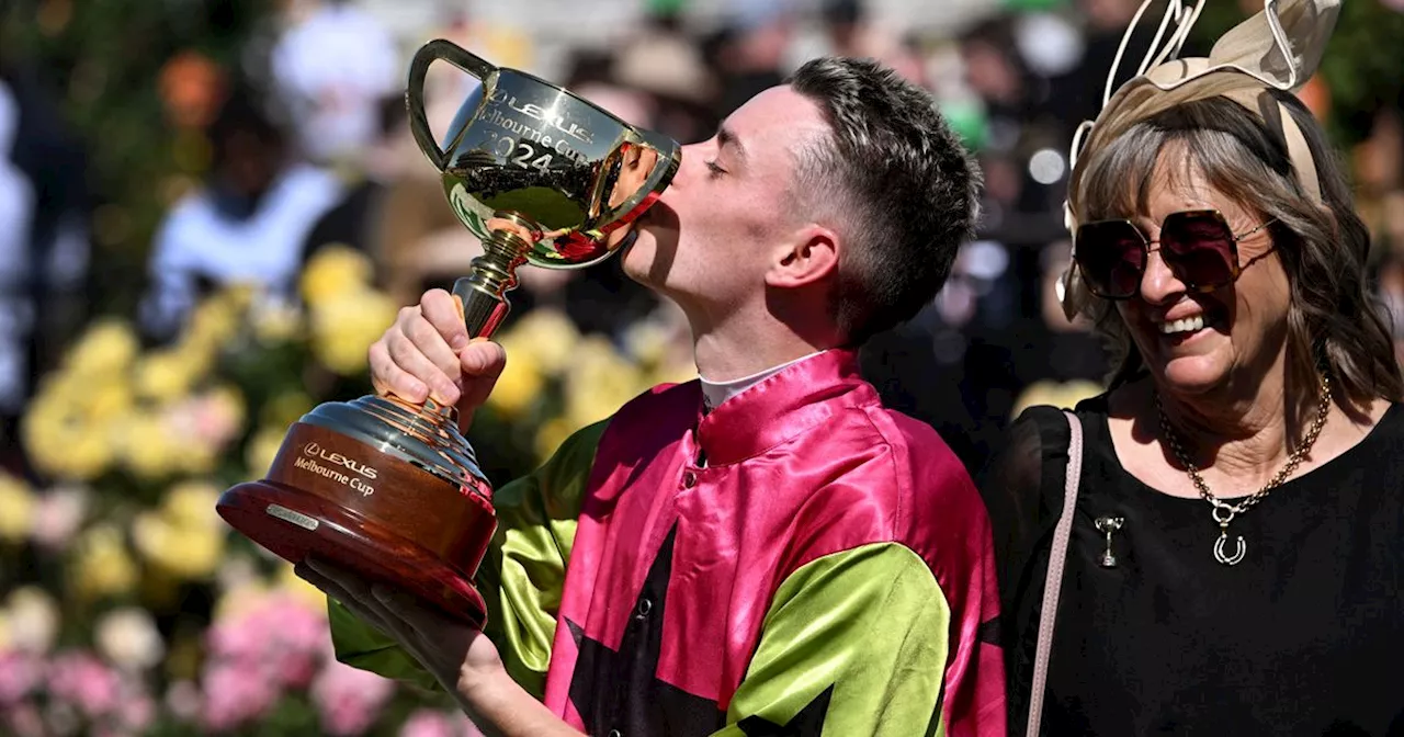 Irish jockey makes lifestyle admission after talent show star wins Melbourne Cup