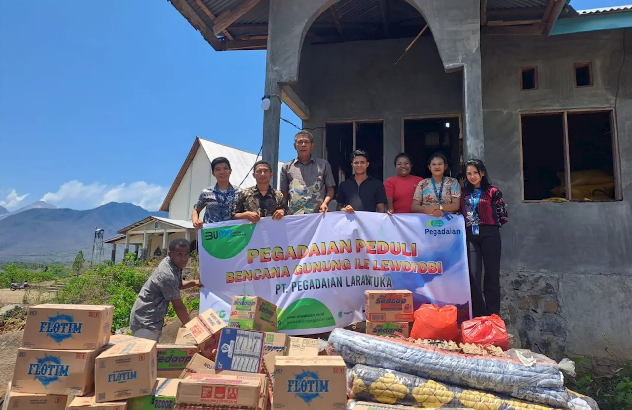 Bantu Korban Erupsi Gunung Lewotobi, Pegadaian Hadir untuk Masyarakat Bukan Hanya Soal Bisnis