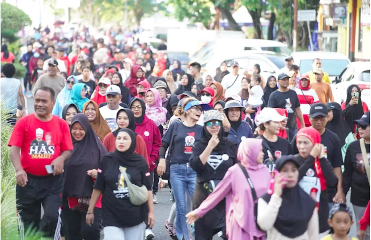 Tokoh dan Masyarakat Maluku Utara Mengapresiasi Kegiatan Jalan Sehat Bersama Sultan Tidore