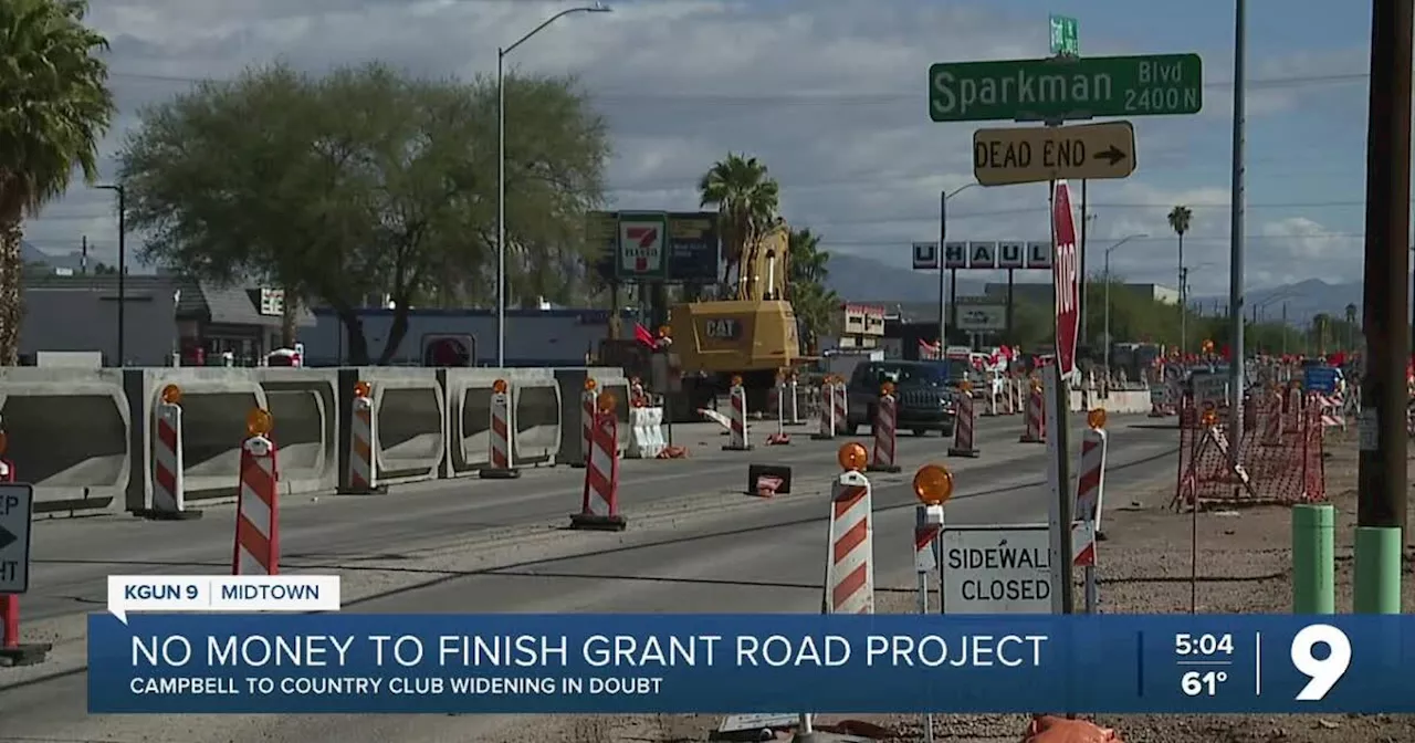 Lack of money may stall Grant Road completion