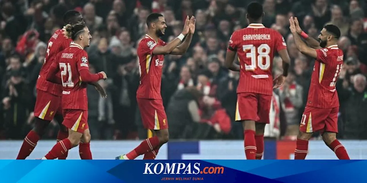 Hasil Liverpool Vs Leverkusen 4-0, The Reds ke Puncak Klasemen Liga Champions