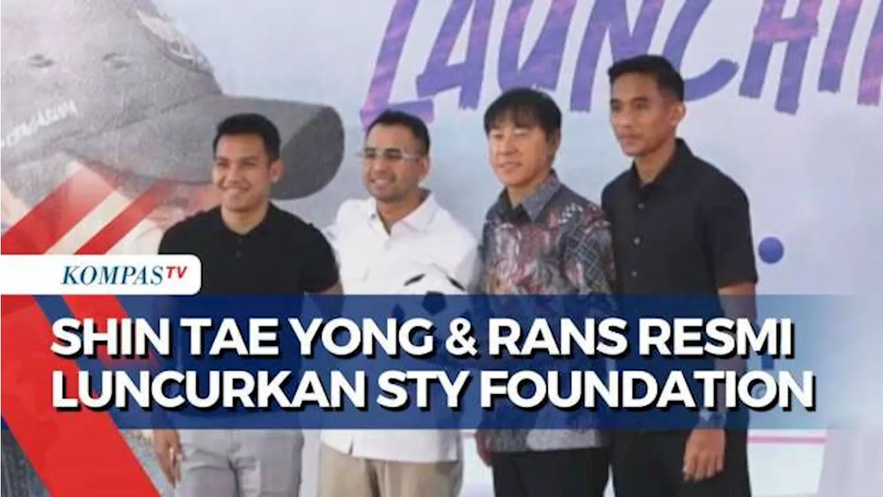 Shin Tae Yong dan RANS Luncurkan STY Foundation, Latih Talenta Sepak Bola dengan Metode Modern