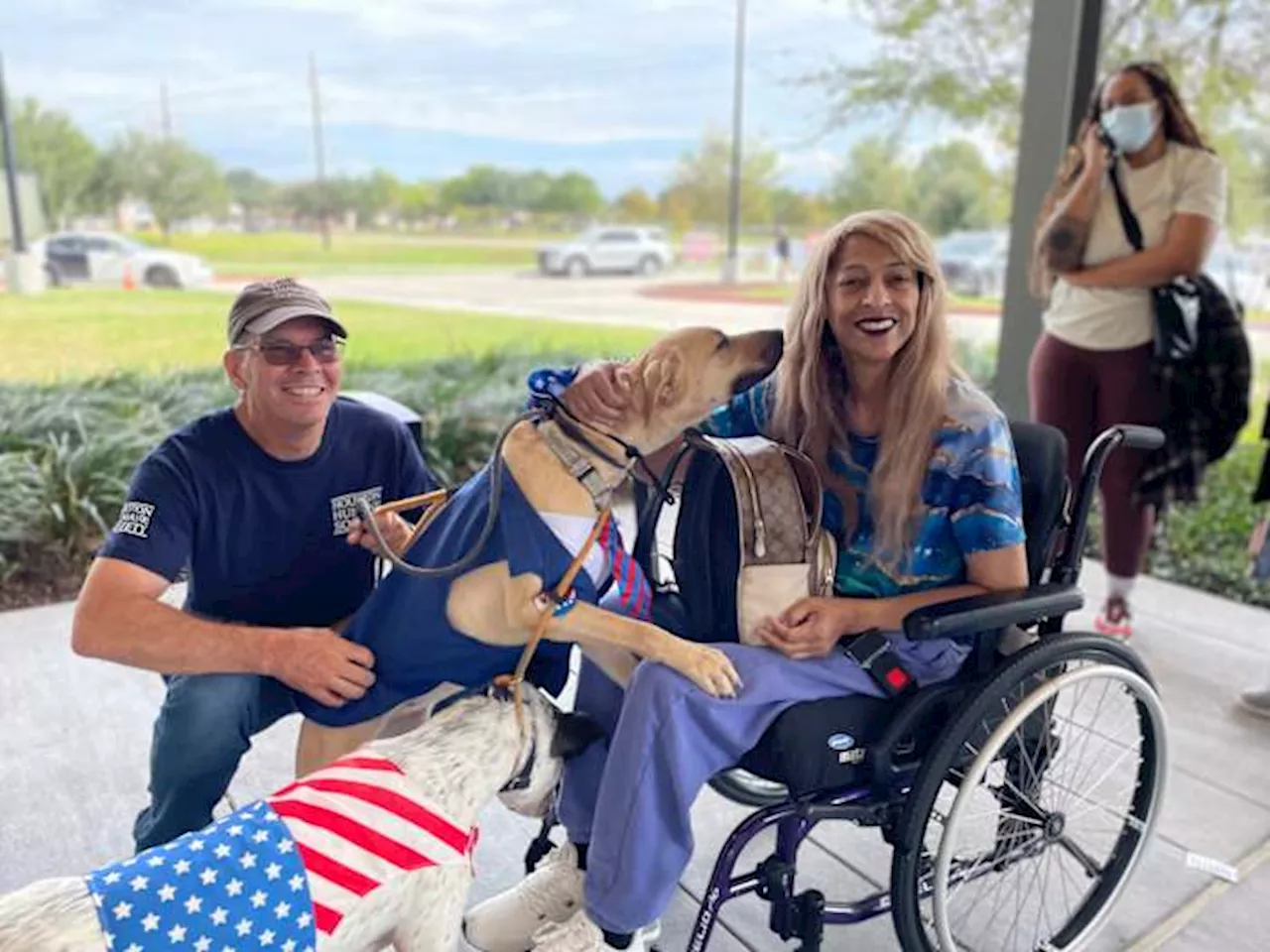 Democracy’s never been cuter! Humane Society hosts ‘Puppies at the Polls’ at Pearland voting site