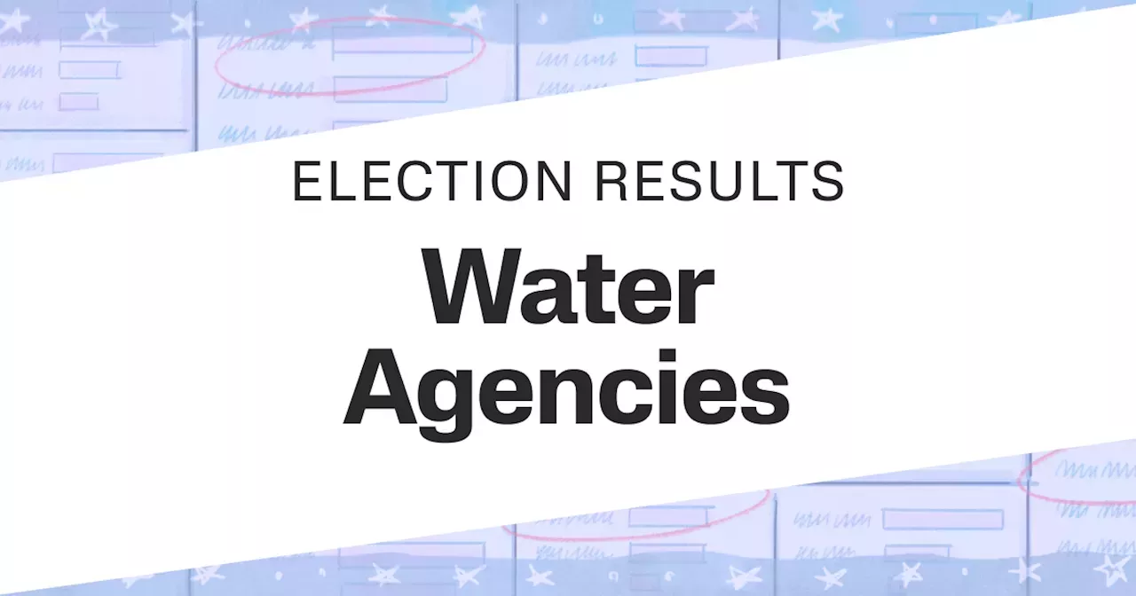 Coming soon — Live results Los Angeles, Orange County water agencies