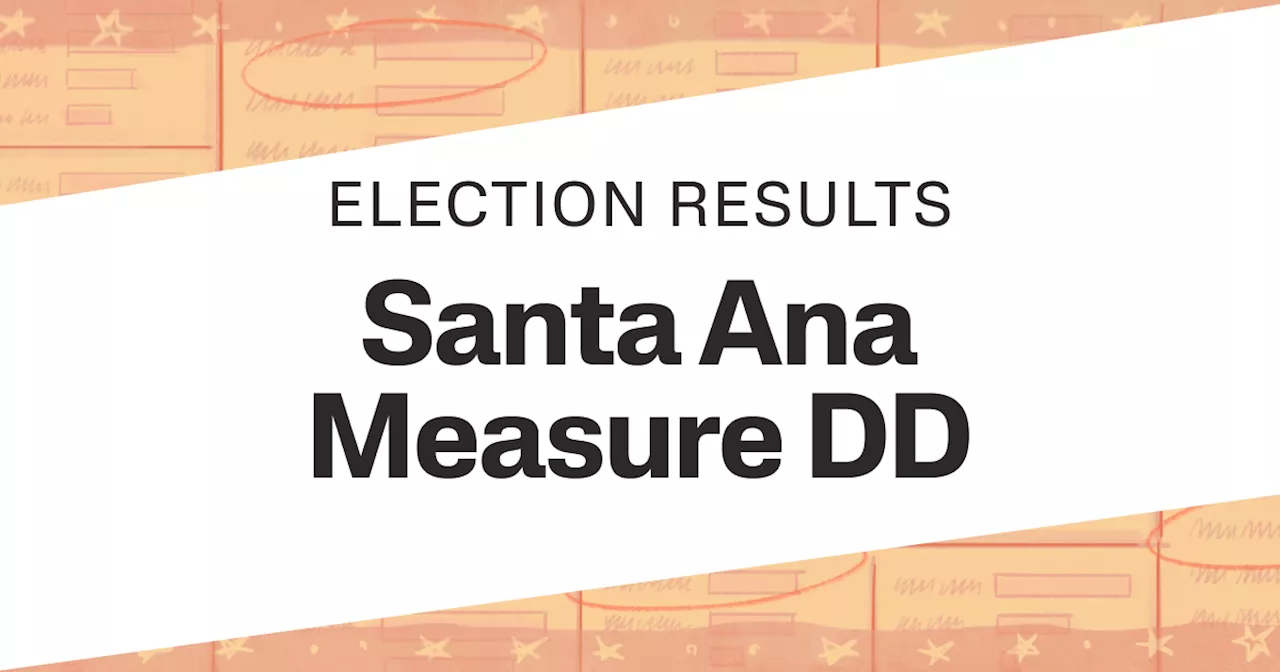 Coming soon — Live results Santa Ana Measure DD