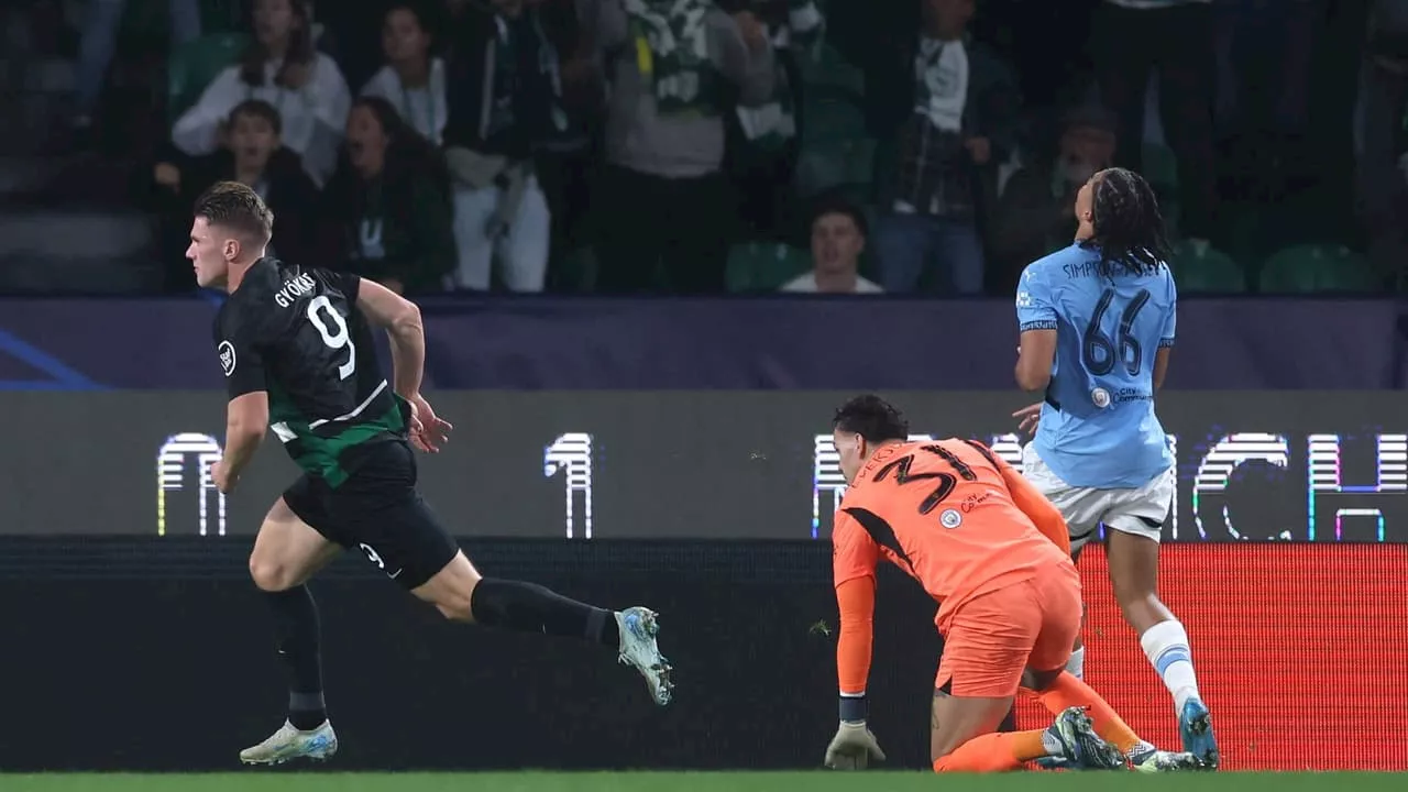 Gyökeres faz três, e Sporting goleia o City pela Champions League