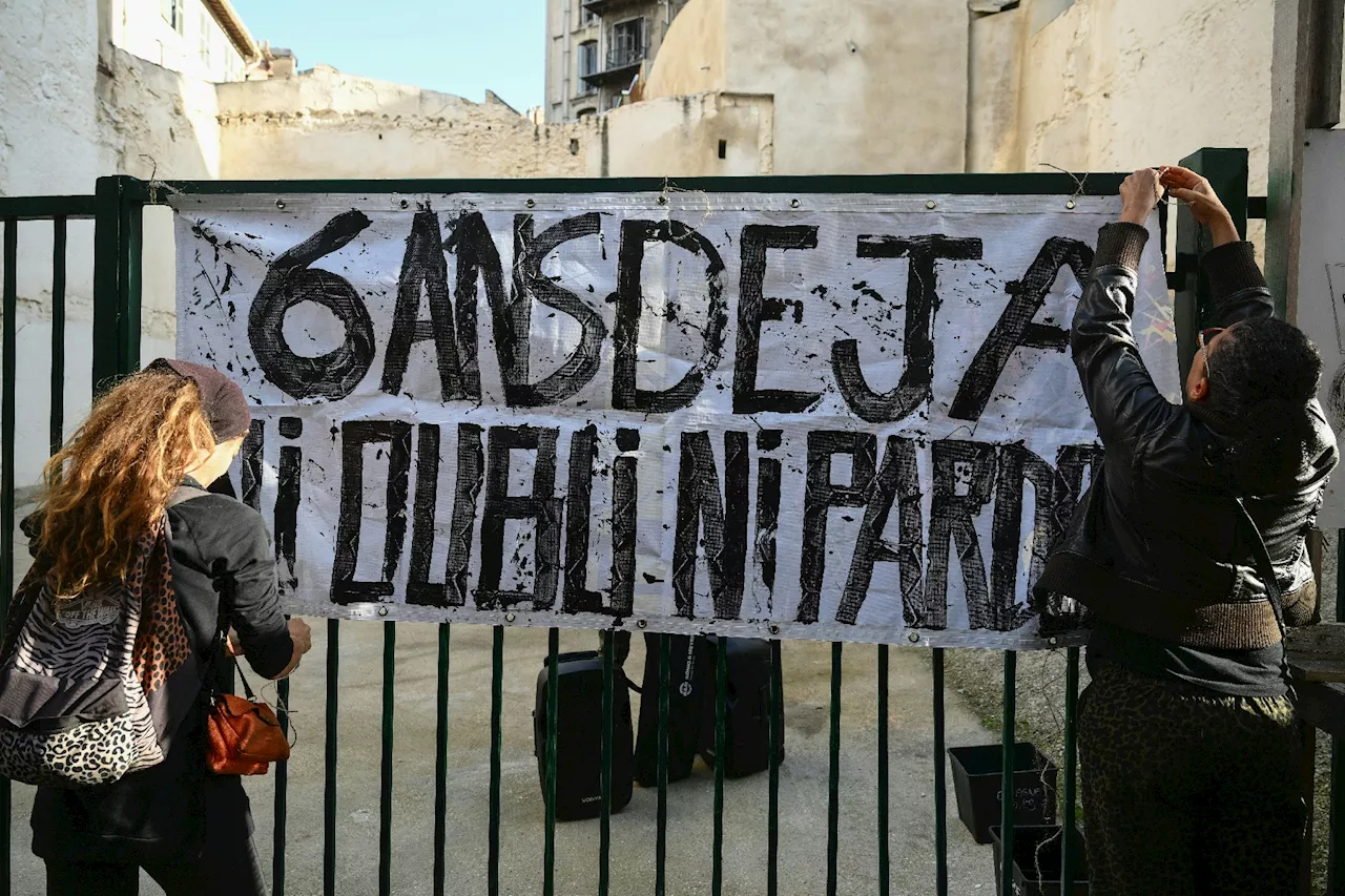 A Marseille rue d'Aubagne, forte attente de justice à l'hommage aux morts des effondrements