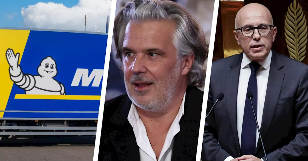 Fermeture d’usines chez Michelin, perquisitions au siège de la LFP, Ciotti appelle à un «quoi qu'il en coûte sécuritaire»... Les 3 infos à retenir à la mi-journée