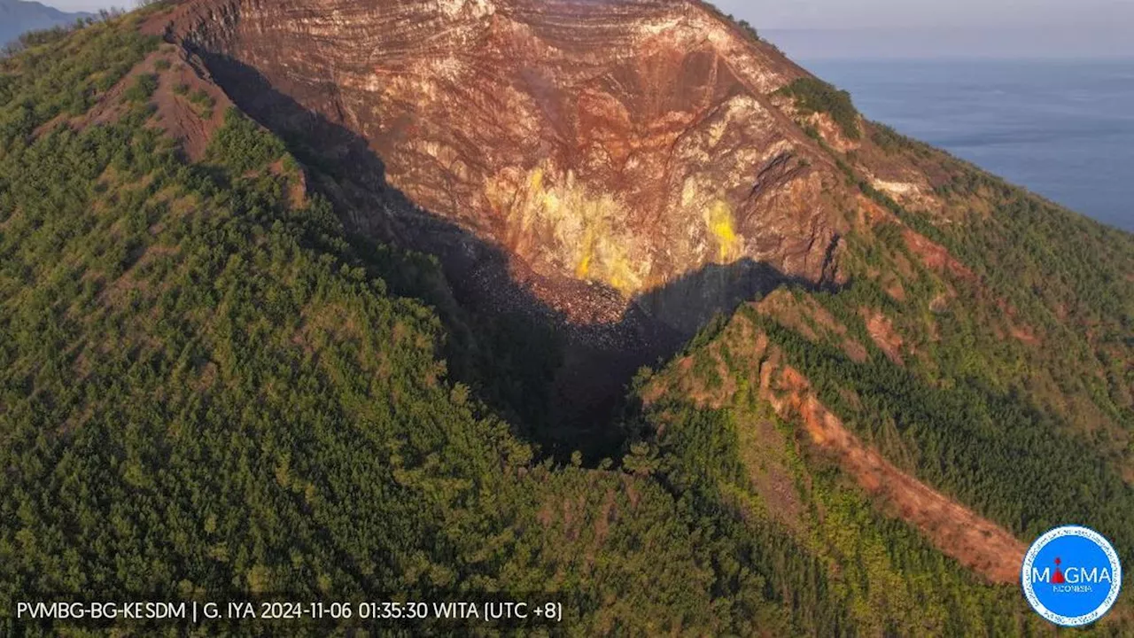 Gunung Iya di Ende NTT Naik Status Jadi Siaga, Warga Diimbau Hindari Aktivitas di Sekitar Puncak