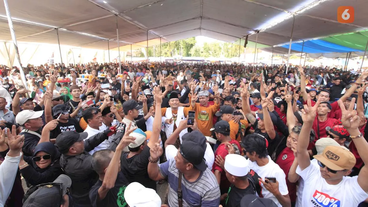 Kampanye Akbar, Paslon Bupati Nomor Urut 2 Gelar Konser Bersama Seniman Banyuwangi, Dihadiri Ribuan Pendukung