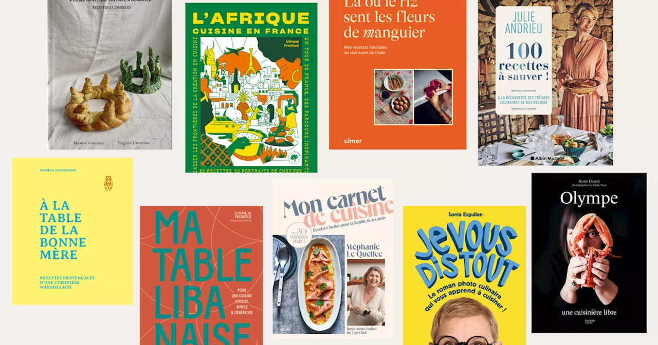 Les 9 livres de cuisine en lice de la première édition du Prix Festins Féminins 2024