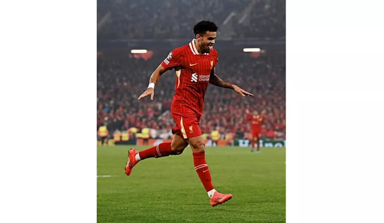 Liverpool vs Bayer Leverkusen, Hattrick Luis Diaz Bawa The Reds Hajar Die Werkself