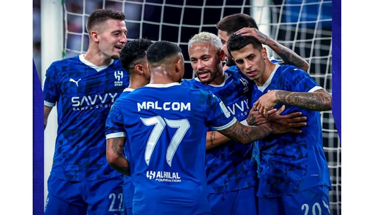 Neymar Kembali Cedera Saat Al-Hilal Kalahkan Esteghlal 3-0 di Liga Champions Asia