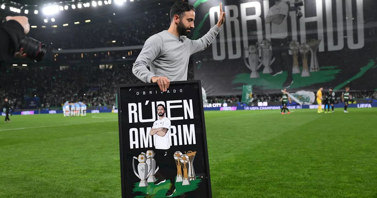 What Sporting fans did for Ruben Amorim vs Man City after Man Utd appointment