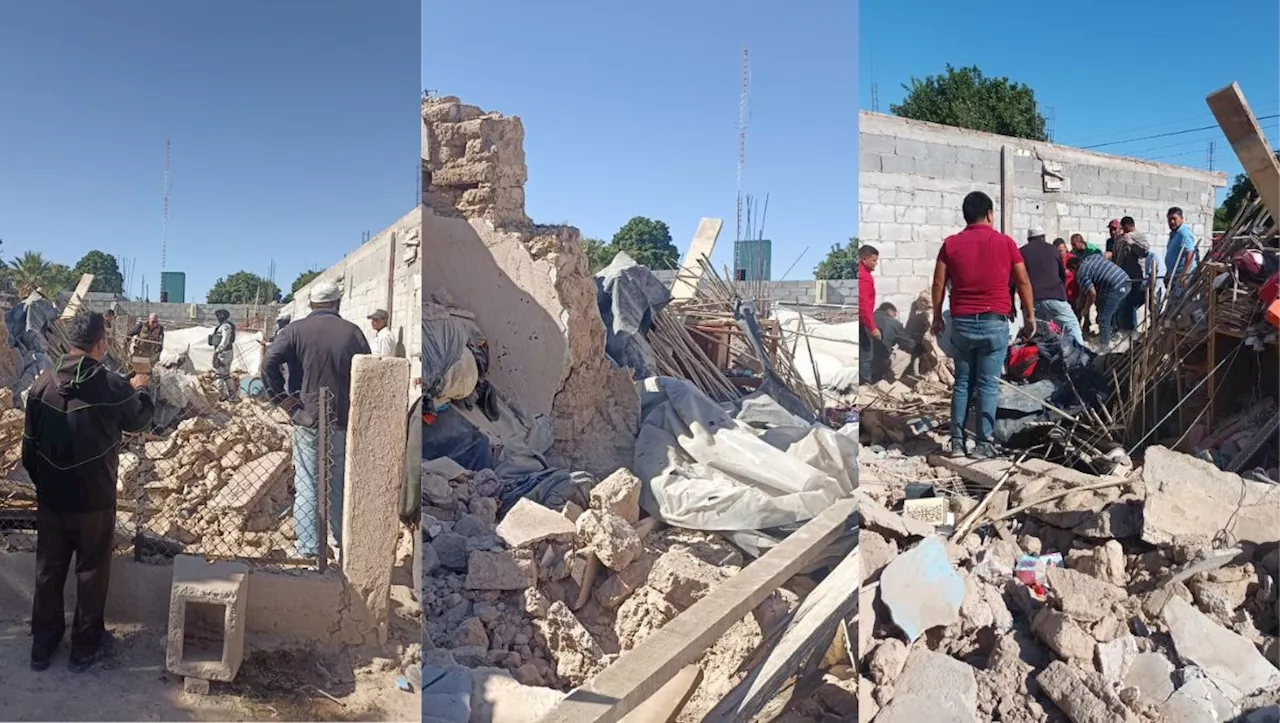 Fuga de gas causa explosión y derrumba casa en La Laguna; papá e hija quedaron bajo escombros