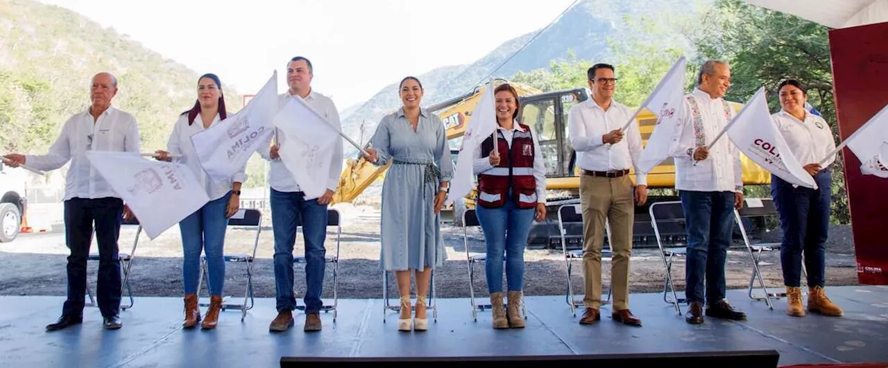 Indira Vizcaíno da banderazo a ampliación de autopista Colima-Manzanillo