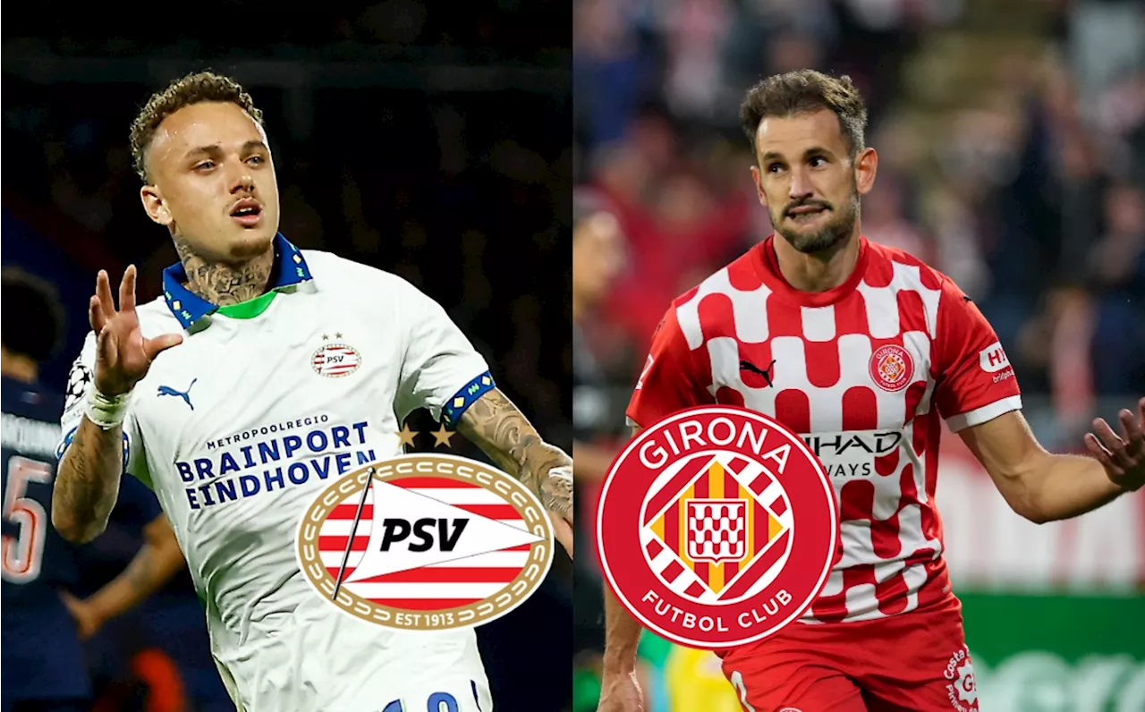 PSV vs Girona EN VIVO: ¿A qué hora y dónde VER partido HOY de la Champions League 2024?