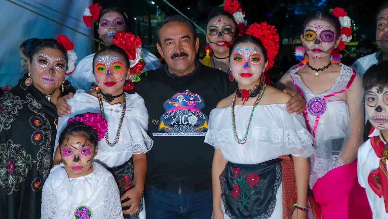 Valle de Chalco compartió tradiciones del Día de Muertos con eventos organizados por el alcalde Armando García