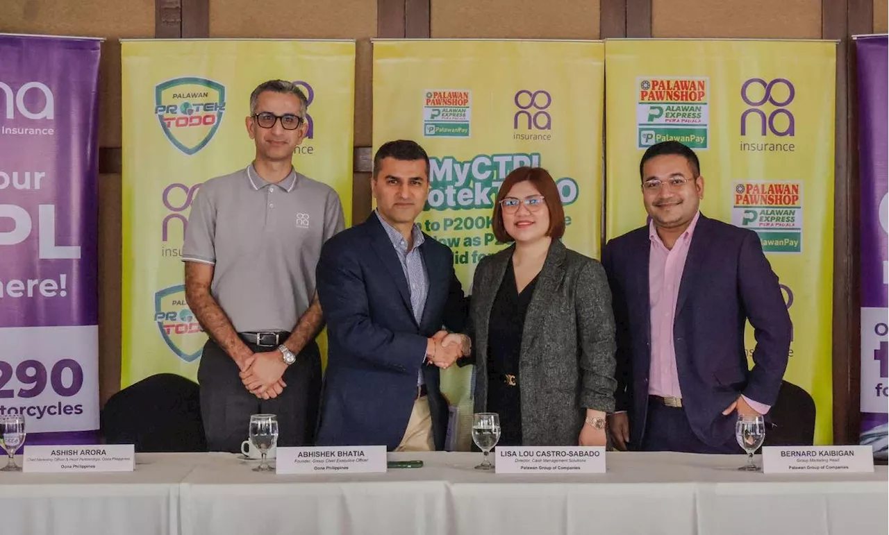 Palawan Group of Companies and Oona Philippines join forces to offer affordable CTPL Insurance