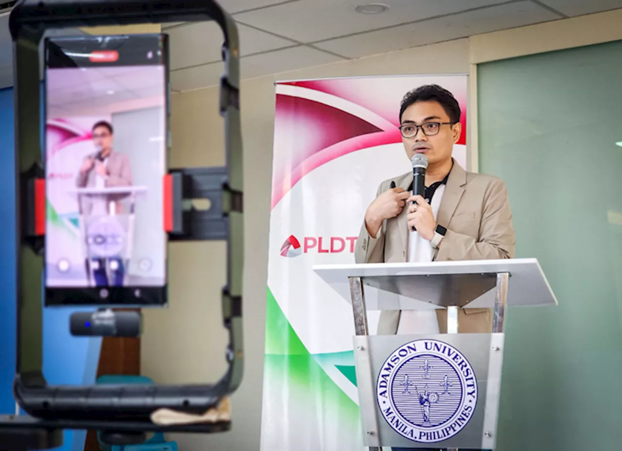 PLDT, Smart empower Adamson students to #BeCyberSmart in AI age