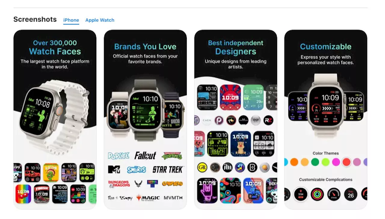 Appar som lovar urtavlor till Apple Watch ofta bara bluff
