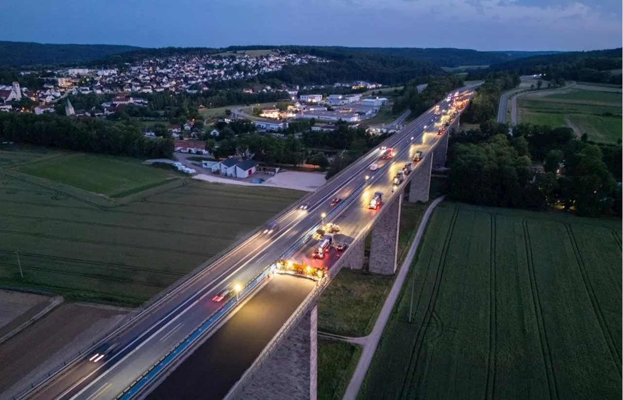 Sinzinger Donaubrücke: Baustelle auf der A3 wird diese Woche zurückgebaut