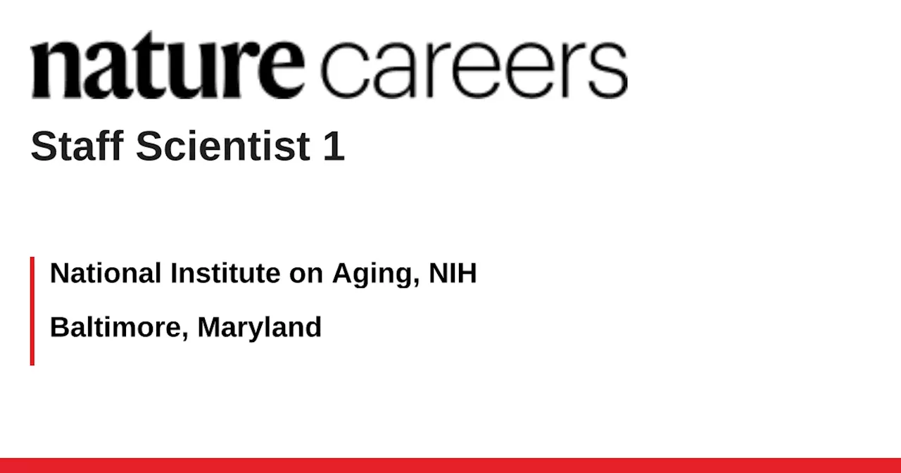 Baltimore, Maryland job with National Institute on Aging, NIH