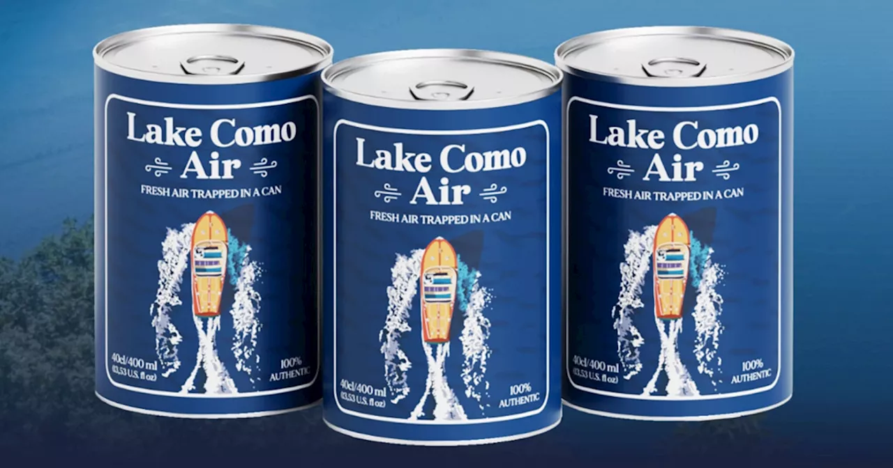 Lake Como in a can? 'Air' from tourist destination on sale for $11 in Italy