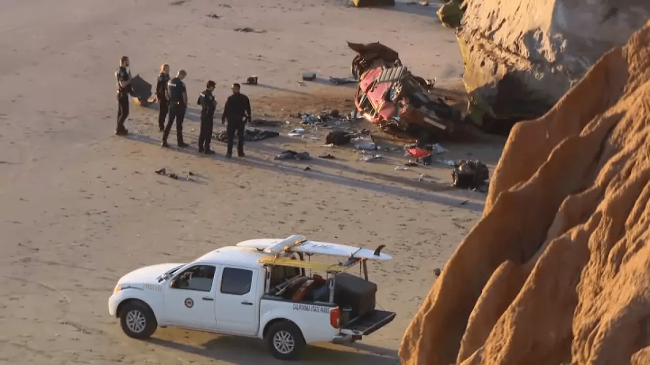 Car goes over cliff after police pursuit in Carlsbad