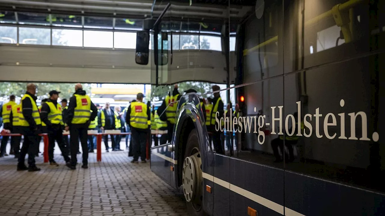 Hamburg & Schleswig-Holstein: Streik im privaten Busgewerbe am Mittwoch