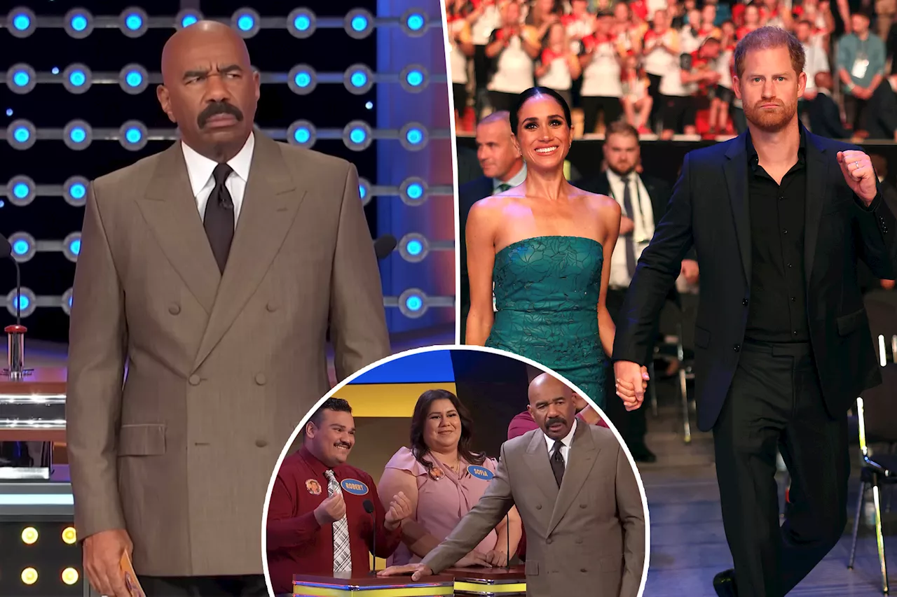 'Family Feud' savagely calls out 'balding' Prince Harry as contestants guess top facts about him