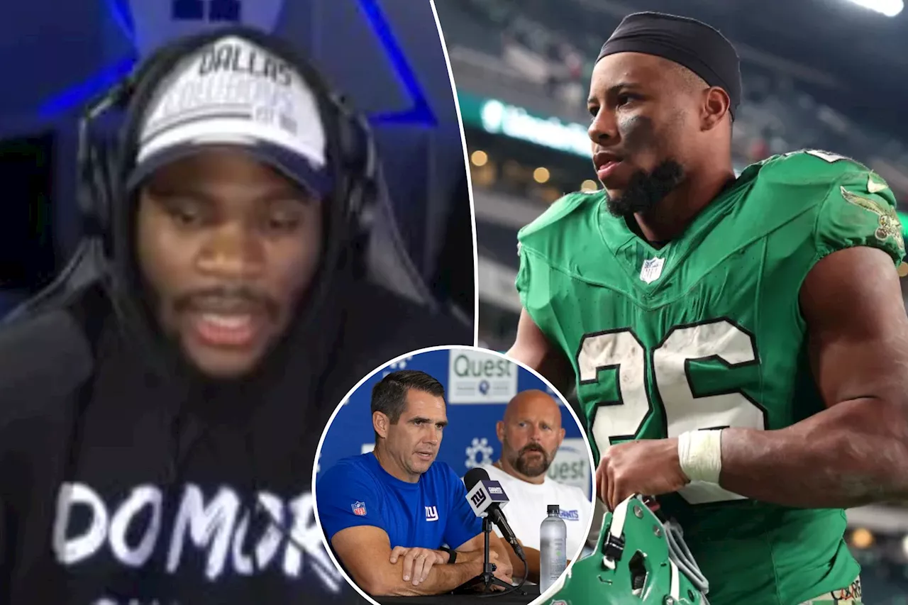 Micah Parsons doesn't hold back on 'Giants' stupidity' for letting Saquon Barkley go