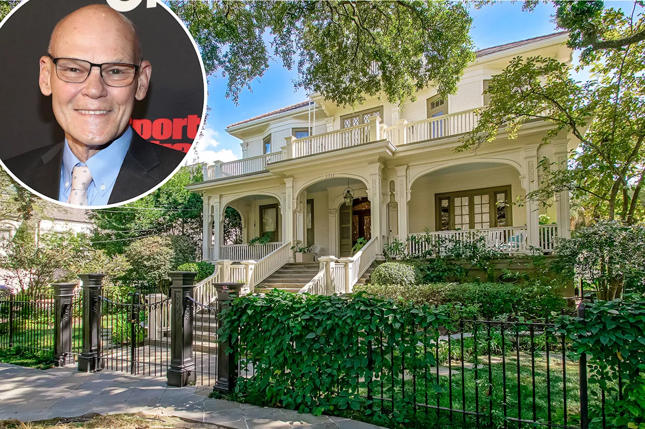 'Ragin' Cajun' James Carville's former New Orleans home asks $3.7M