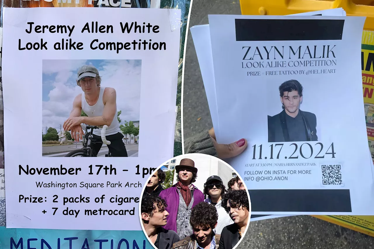 Remember the wild Timothée Chalamet look-alike contest? Brace yourself for more celeb clone competitions