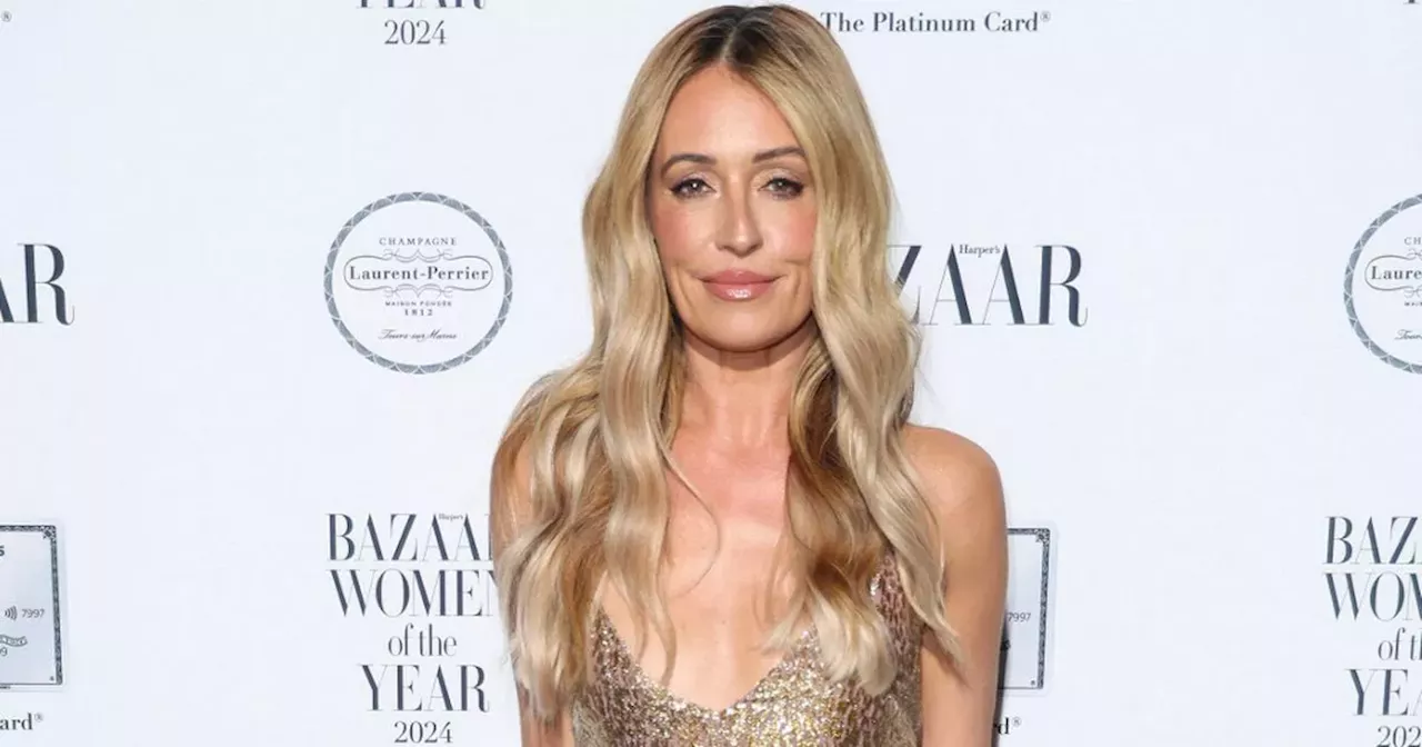 Cat Deeley dazzles in gold dress at Harper's Bazaar Women Of The Year Awards