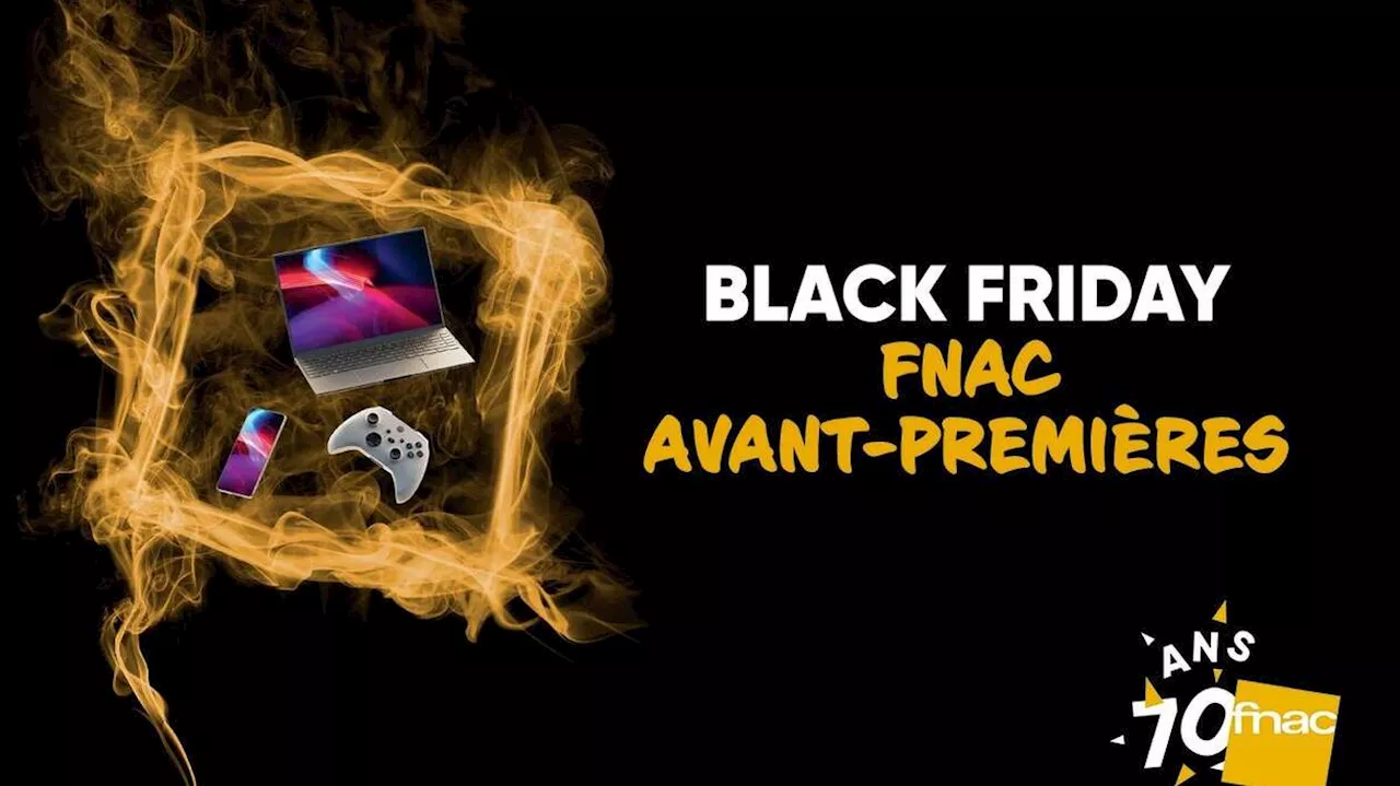 FNAC lance ses avant-premières du Black Friday avec de belles promotions sur le rayon photo