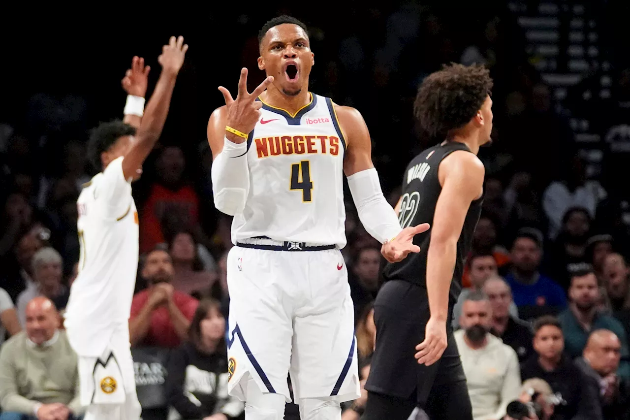 Triple-double kings: Jokic, Westbrook link up as Nuggets edge Raptors