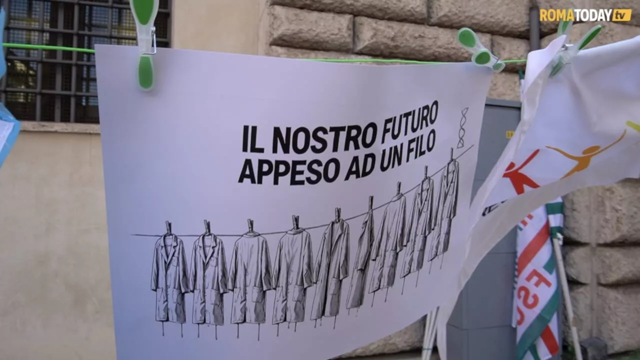  "Il nostro futuro appeso ad un filo": il presidio di protesta dei ricercatori precari del Cnr