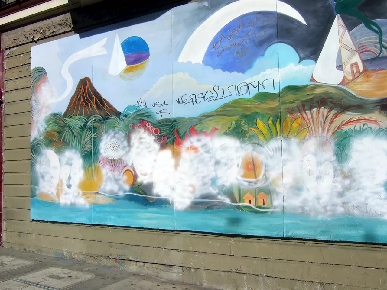 24th and Valencia mural defaced, restored — and evolved