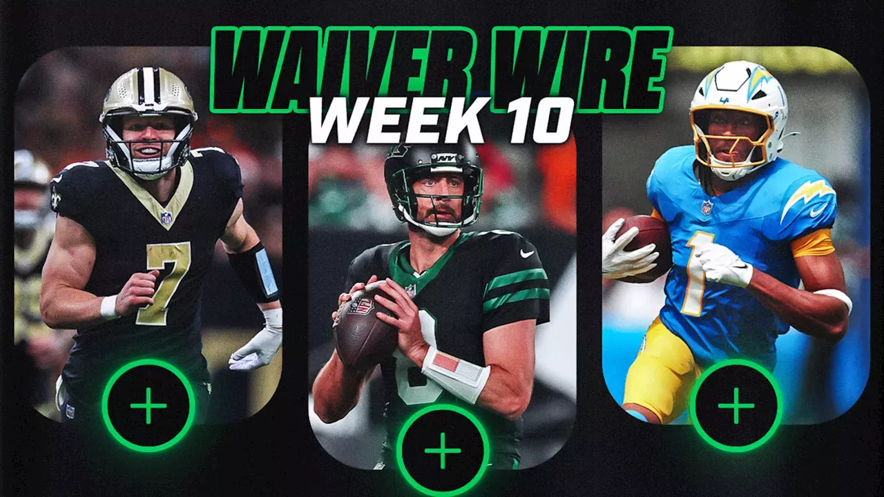 Fantasy Football Week 10 Waiver Wire Pickups (Add Aaron Rodgers, Taysom ...