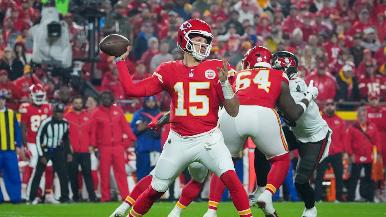 KC Chiefs QB Patrick Mahomes Helped Off Field, Returns to Game After Ankle Injury