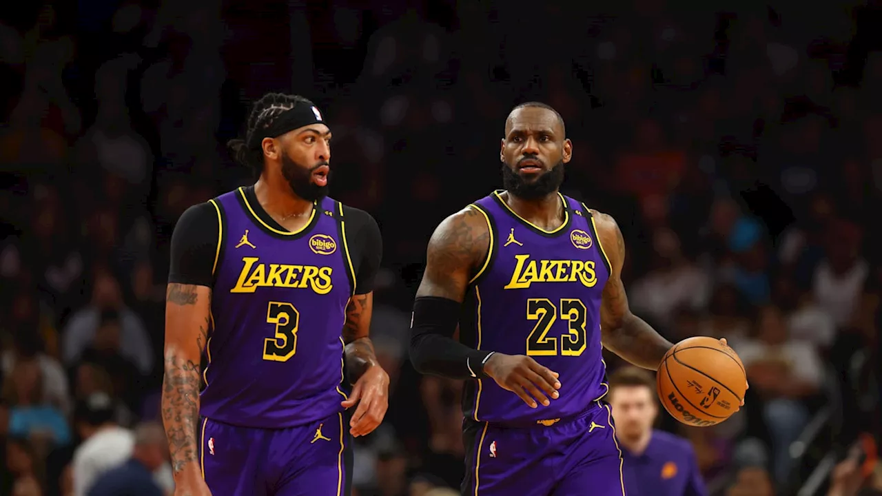 Lakers' Anthony Davis Provided a Funny Injury Update During LeBron James Interview